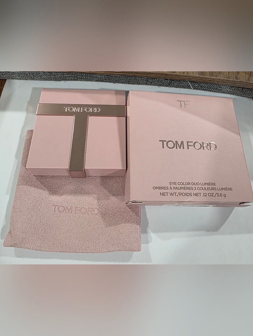 TOM FORD Love Collection Eye Color Duo Lumiére 01 Pink Desire. 0.12 oz 💥NEW💥 - Picture 5 of 9